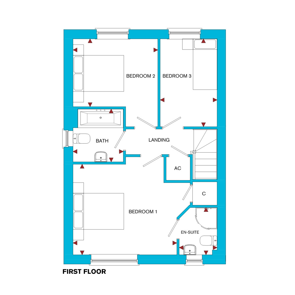 First Floor Floorplan