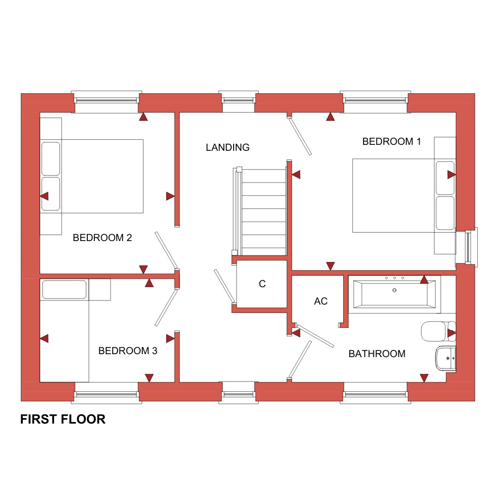 First Floor Floorplan