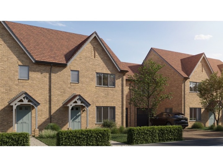 A shot of The Acres house type