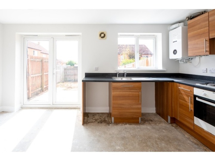 Kitchen with dining area