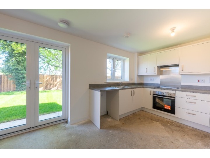 Kitchen with dining area
